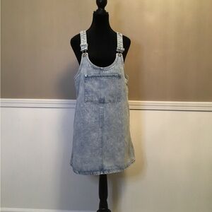 RE generation by Celebrity Pink Denim Overall Dress